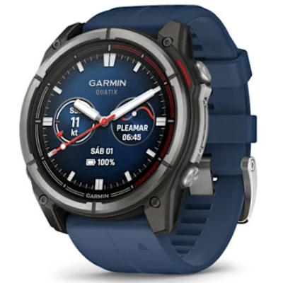 Smartwatch Garmin Fenix 7 / Pantalla AMOLED 1.4 / GPS Multibanda / Resistencia al Agua 10 ATM / Batería Hasta 29 Días / Titanio y Cristal de Zafiro / 32 GB de Almacenamiento / Monitoreo de Salud Avanzado