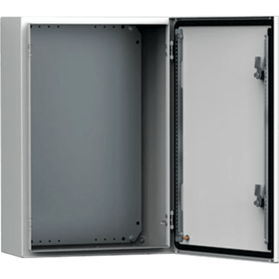 Gabinete Modular Autoportante MAS 2000 x 800 x 600 mm (78.7 x 31.5 x 23.6 in) NEMA 4/12/13; IP66; IK10 de Acero Dulce 1.5 mm con Platina de Montaje Incluida Color Gris Claro