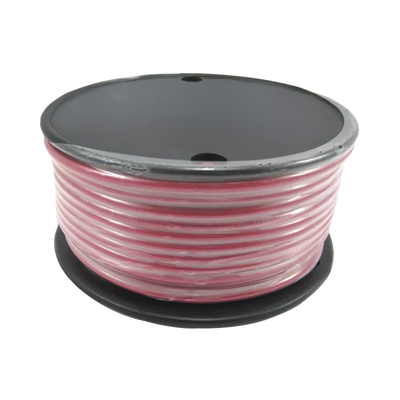 Rollo de cable grado marino calibre 16 en color rojo de 100 pies (30.48 m).
