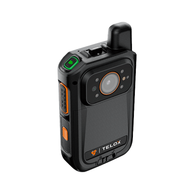 Bodycam IP67 4G LTE Android 12 / Con Funciones de Radio POC / Pantalla Táctil de 2 / Soporta llamadas Telefónicas y Mensajes SMS /Descarga de Vídeo automática con estación