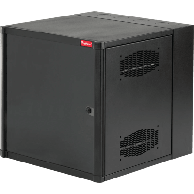 Gabinete AccessPlus de 19 UR Montaje en Pared de 19in / Doble Bisagra / Puerta Sólida de Acero / 915 mm de Alto x 600 mm de Ancho x 637 mm de Profundidad / Color Negro