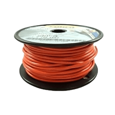 Cable Eléctrico Color Naranja Calibre 14 / Rollo de cable de 100 pies / UL 1015-1230 / Cobre Estañado Clase K / 600 Voltios / 105°C Seco - 75°C Húmedo / Aislante PVC Retardante de Llama VW-1 / Resistente a Humedad, Abrasi&