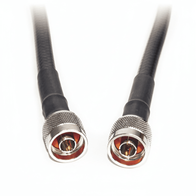Jumper Coaxial con Cable Epcom405 | Conector N Macho en los Extremos | 30 Metros (98.43 Pies) de Longitud.