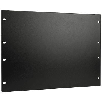 Tapa Ciega para Rack de 19 Pulgadas, 3 UR, Acero Negro
