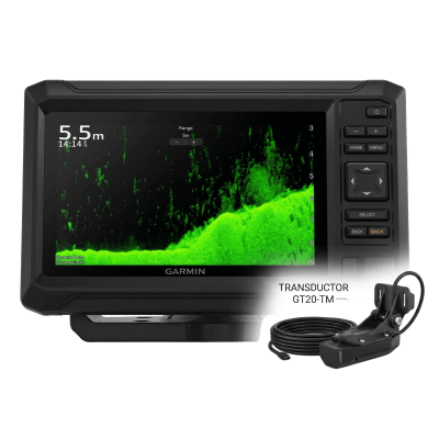Plotter de Navegación ECHOMAP™ UHD2 de 7 / Incluye transductor GT20-TM / WVGA TN 6.1 / Resolución 800x480 / IPX7 / 500 W de Potencia / CHIRP de Baja, Media y Alta Frecuencia / ClearVü / Compatible con BlueChart y Navio