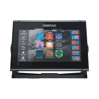 Display Multifuncional Simrad GO Series 9’’ / Pantalla Táctil Multi-touch / GPS Integrado / Ecosonda / Wi-Fi / Interfaz NMEA 2000 y Radar / Transductor 83/200 / Compatible con C-MAP Discover