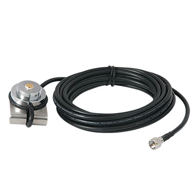 Montaje de 3/4 (Nmo) para Cajuela, 5 m de Cable RG-58A/U, Conector Mini UHF Macho.