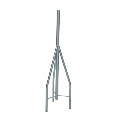 Tramo de remate / copete, tubo industrial 1 1/4 con tubo central 1 7/8 galvanizado por inmersión en caliente