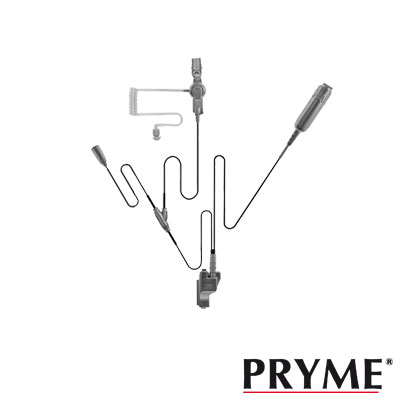 Micrófono - Audífono de solapa de 3 cables para MOTOROLA EX-500/ 600/ 600XLS/ GL2000/ GP328PLUS/ GP338PLUS/ PRO-5150ELITE. HYT TC-610P/ 780/ 780MPT/ 3600/ 3000/ PT-790.
