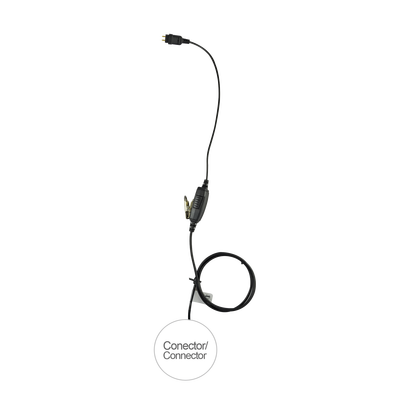 Micrófono de 1 cable serie LOC para ICOM ICF50/60/50V/60V/3161/4161