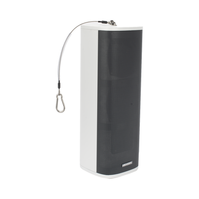 Bocina (Altavoz IP) | Tipo Columna | 60 Watts | Exterior IP66 | Entrada de alarma | Voceo en tiempo real | Calendarización de audios | Micrófono y altavoz integrado