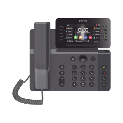 Teléfono IP Empresarial Esencial WiFi / Bluetooth, 20 líneas SIP, pantalla a color 4.3 ajustable, PoE, puertos Gigabit, conferencia local de 6 vías.