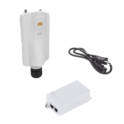 Kit de radio A5x, 700 Mbps, hasta 64 usuarios concurrentes, Monitoreo a travez de la nube, incluye POE24V y cable de alimentación PCC53