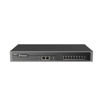 Conmutador IP PBX Enterprise / 50 Extensiones / 25 Llamadas Simultáneas / Hasta 8 Puertos FXO/FXS / Call Center Integrado / Omnicanal WhatsApp, Facebook y SMS / Transcripción y Resumen IA / Linkus UC