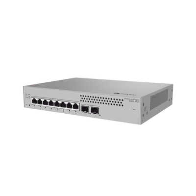 Switch de Acceso Gigabit Administrable Capa 2 / 8 puertos 10/100/1000 Mbps / 2 Puertos 10GE SFP Uplink / ERPS / IMGP Snooping / DHCP Snooping / Administración Nube Gratis