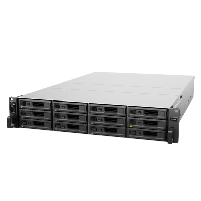 Unidad de Expansión Synology RX1225RP | 12 Bahías para Unidades 3.5 y 2.5 SATA HDD/SSD | Intercambio en Caliente | Fuente de Alimentación Redundante | Compatible con Synology DSM .