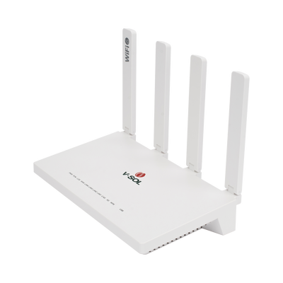 ONU GPON/EPON con Wi-Fi 6 AX1500 / 4 Puertos Gigabit / Puerto PON SC/UPC, Hasta 1500 Mbps