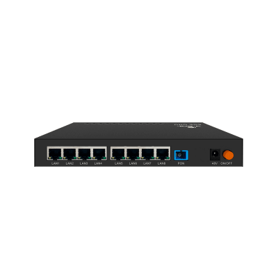 ONU Dual EPON/GPON / 8 Puertos PoE 802.3at Gigabit / 1 Puerto SC/UPC
