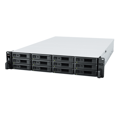 Unidad de Expansión RX1222sas | 12 Bahías SAS/SATA 3.5 o 2.5 | Diseño Redundante | Fuentes de Alimentación Dobles | Compatible con Unidades Synology.