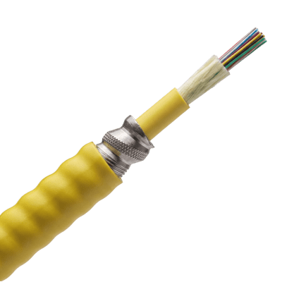 Cable de Fibra Óptica de 12 Hilos, Monomodo OS2, Interior, Armada, Tight Buffered 900um, OFCR (Riser), Precio Por Metro