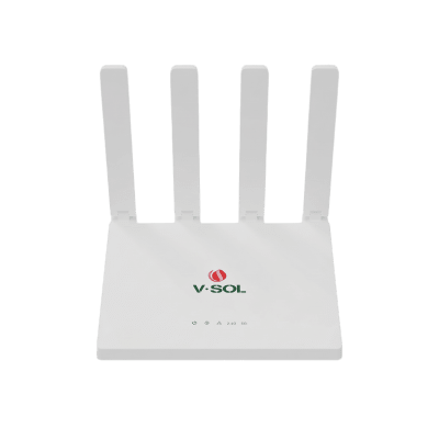 Router Inalámbrico WiFi 6 / 1 Puerto WAN Gigabit / 3 puertos LAN Gigabit/ Soporta MESH con las ONUs WiFi 6 de V-SOL