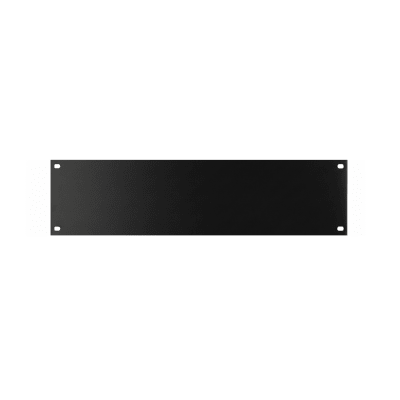 Tapa Ciega para Rack de 19 Pulgadas, 2 UR, Acero Negro