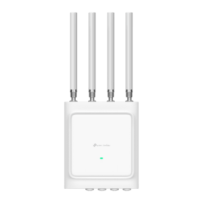 Access Point Wi-Fi 6 Exterior AX3600 / 3.6 Gbps Velocidad Total / 4x4 MU-MIMO / IP68 / Protección Rayos 6 kV / Gestión Cloud Omada / -40°C a +70°C / Alta Densidad de Usuarios