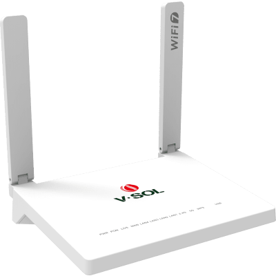 ONU GPON/EPON con Wi-Fi 7 / 1 Puerto 2.5 Gigabits/ 3 Puertos Gigabit / Puerto PON SC/UPC, Hasta 3600 Mbps