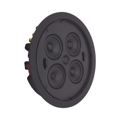 Altavoz delgado de 3 vías para empotrar en el techo tres woofers de 3 , un altavoz de medios de 3 y (1) tweeter de cúpula de seda de 20 mm
