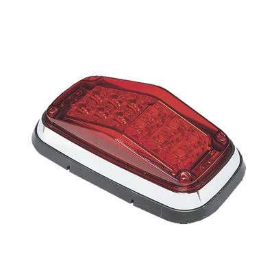 Luz de advertencia 8 X 4, Color Rojo, IP67, SAE, Ideal para Ambulancias