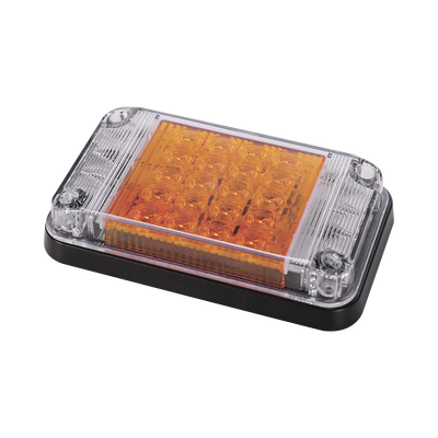 Luz de Advertencia de 7X4, Color Ámbar, Con Luces de Trabajo, Ideal para Ambulancias