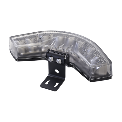 Luz Auxiliar Esquinera de 9 LED, Ambar, Lente Transparente, SAE