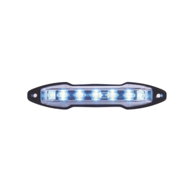 Luz auxiliar con 9 LED color azul angulo de 180 grados