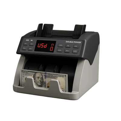 Contadora de Billetes Profesional DP7311S — Detección Anti-Falsos MG+IR+UV / 1,500 bpm