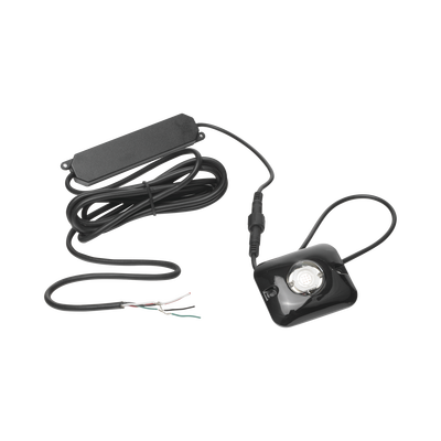 Estrobo Oculto de 1 LED de 10W, Ideal para Vehículos Encubierto, Color Ambar