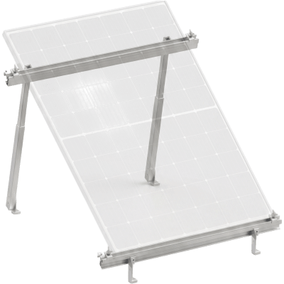 Montaje para Panel Solar, Riel 8 de 1400mm para Módulos con Espesor de 35mm, Velocidad de Viento Máx. 136km/h (20° a 45°)