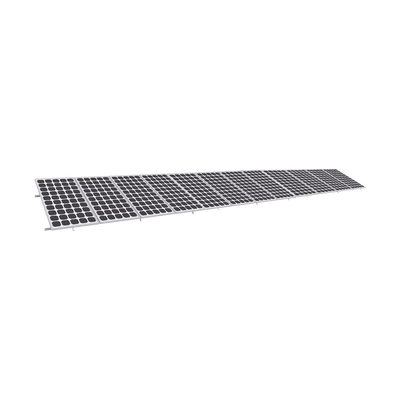 Montaje para Panel Solar, Riel 8 de 5400mm para Módulos con Espesor de 35mm, Velocidad de Viento Máx. 136km/h (20° a 45°)