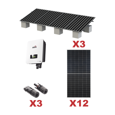 Kit Solar Interconexion / 7kW 220Vca / Inversor AFORE / Montaje Incluido