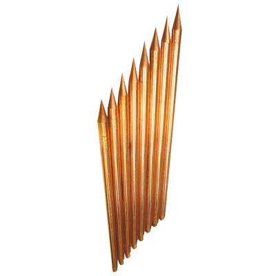 Varilla de Acero con Recubrimiento de Cobre Diámetro 5/8 de 1.5 m de Largo