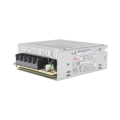 Fuente de poder industrial conmutada / 50W / 12Vcc / 4.2A / Entrada: 100-240Vca / Montaje en chasis