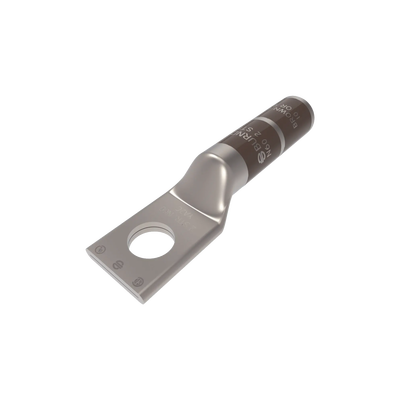 Zapata Terminal de Cañón Largo para Tornillo 5/16 y Calibre 2 AWG.