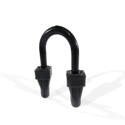 Abrazadera U de Pata Larga con Recubrimiento de PVC para Tubo de 3/4 (19 mm).