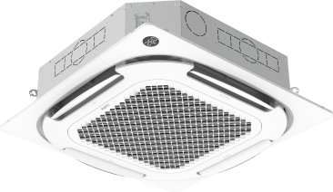 Set Minisplit Tipo cassette 5 ton 220-240 V / R32 / 17 seer Frio y calor