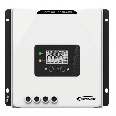 Controlador Solar MPPT / 40A / 12/24V / Voc 100V / Modo Sin Batería / Baterías Litio / IP32