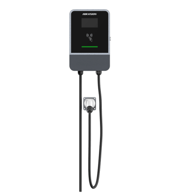 Estación de Carga AC para Vehículos Eléctricos / 7 kW / 32 A / IEC62196-Type2 / Cable 5 m (16.4 ft) / IP55-IK10 / Wi-Fi-Bluetooth / LCD 4.3 / Múltiples Protecciones