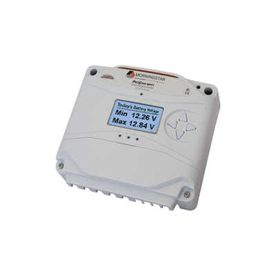 Controlador de Carga Solar MPPT ProStar 25 A / Pantalla LCD / Tecnología TrakStar 99% / 12V y 24V / Hasta 1100 W / MeterBus