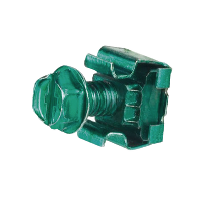 KIT 4 Tuercas Enjauladas No. 12-24, 4 Tornillos Rosca 1/2 Verde.
