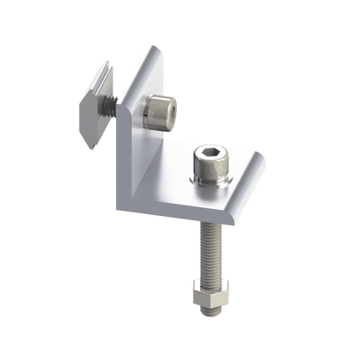 Grupo Conector L de Aluminio Anodizado 6005-T5