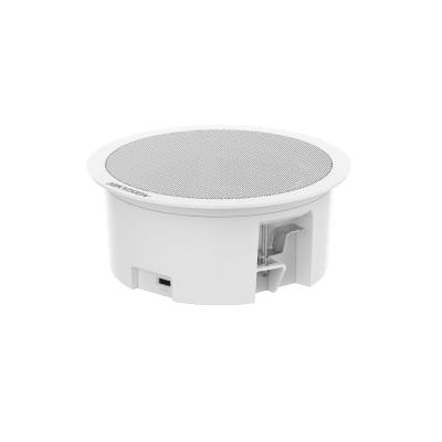 Bocina (Altavoz IP) Con Bluetooth | Montaje en Plafón | 3 Watts | PoE+ | Entrada de alarma | Soporta Bocinas secundarias | Voceo en tiempo real | Calendarización de audios | Síntesis de Voz (TTS)
