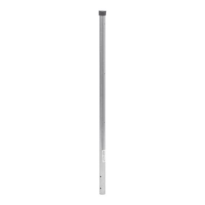 Poste de ESQUINA para Cerca Electrificada. Tubo Galvanizado cal. 18 de 1 Diam. y 0.8m Alto con Tapón, ideal para 3 Aisladores
